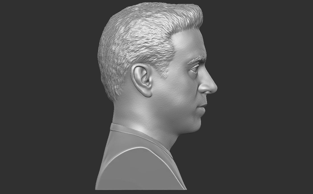 Xavi Hernandez bust for 3D printing 3D print model_15