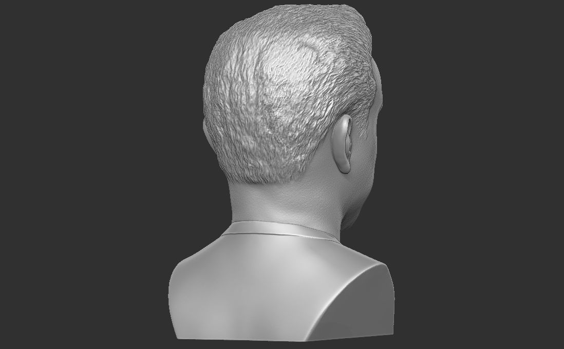 Xavi Hernandez bust for 3D printing 3D print model_14
