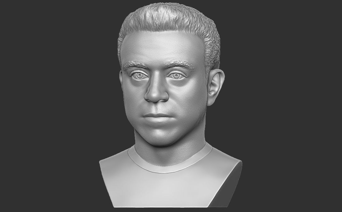 Xavi Hernandez bust for 3D printing 3D print model_6