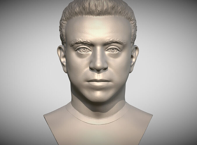 Xavi Hernandez bust for 3D printing 3D print model