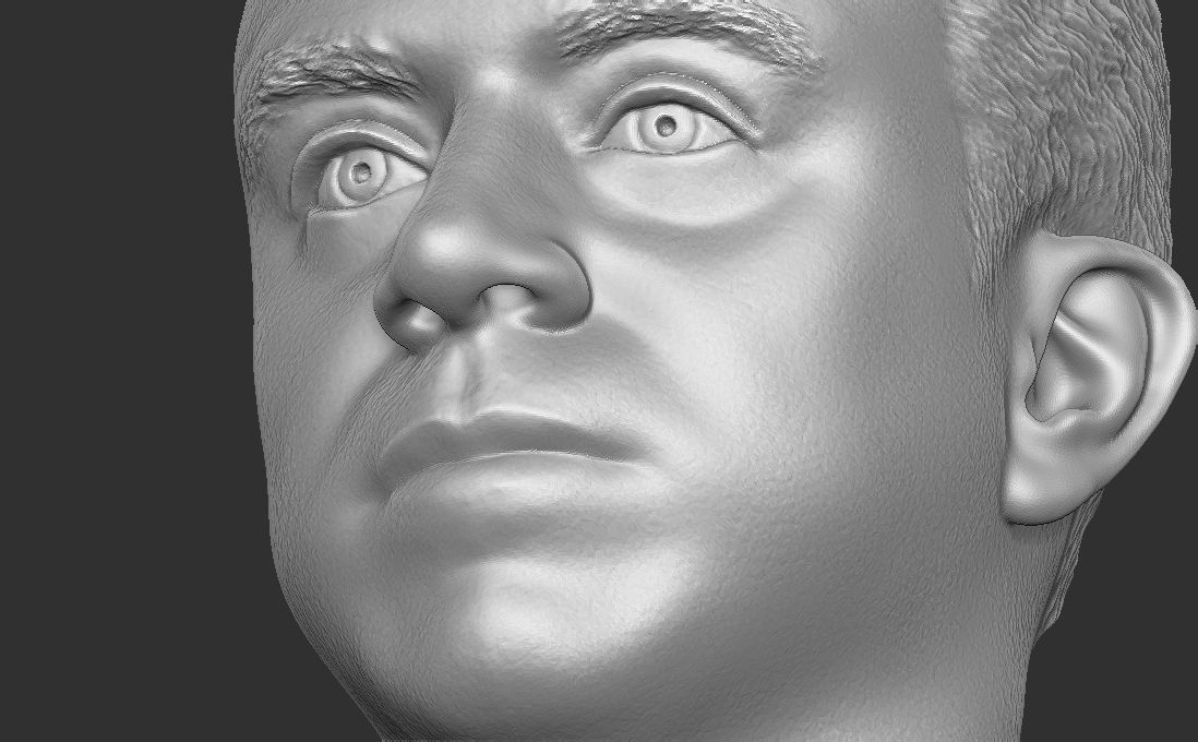 Xavi Hernandez bust for 3D printing 3D print model_24