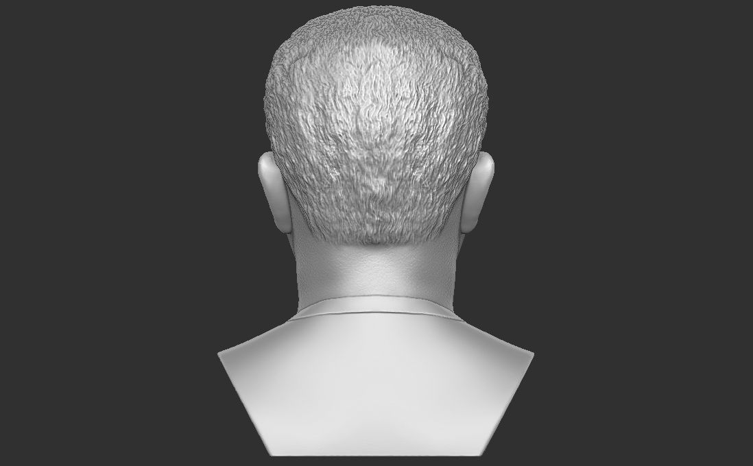 Xavi Hernandez bust for 3D printing 3D print model_13