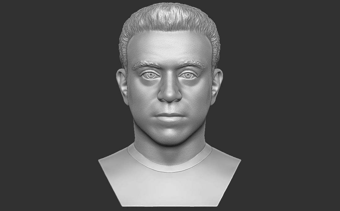 Xavi Hernandez bust for 3D printing 3D print model_5