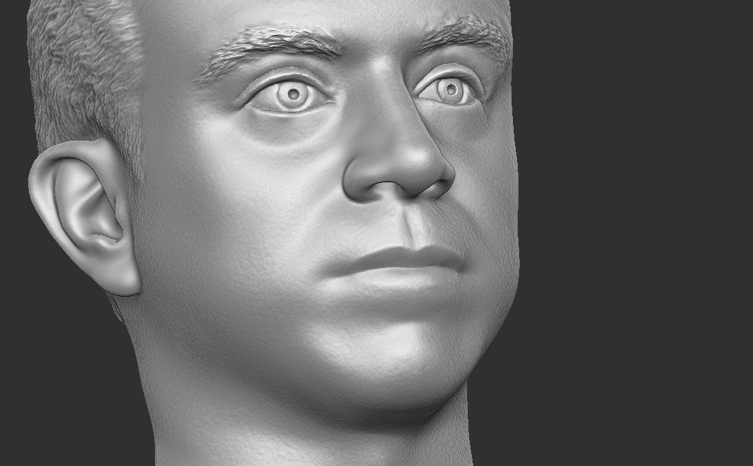 Xavi Hernandez bust for 3D printing 3D print model_25