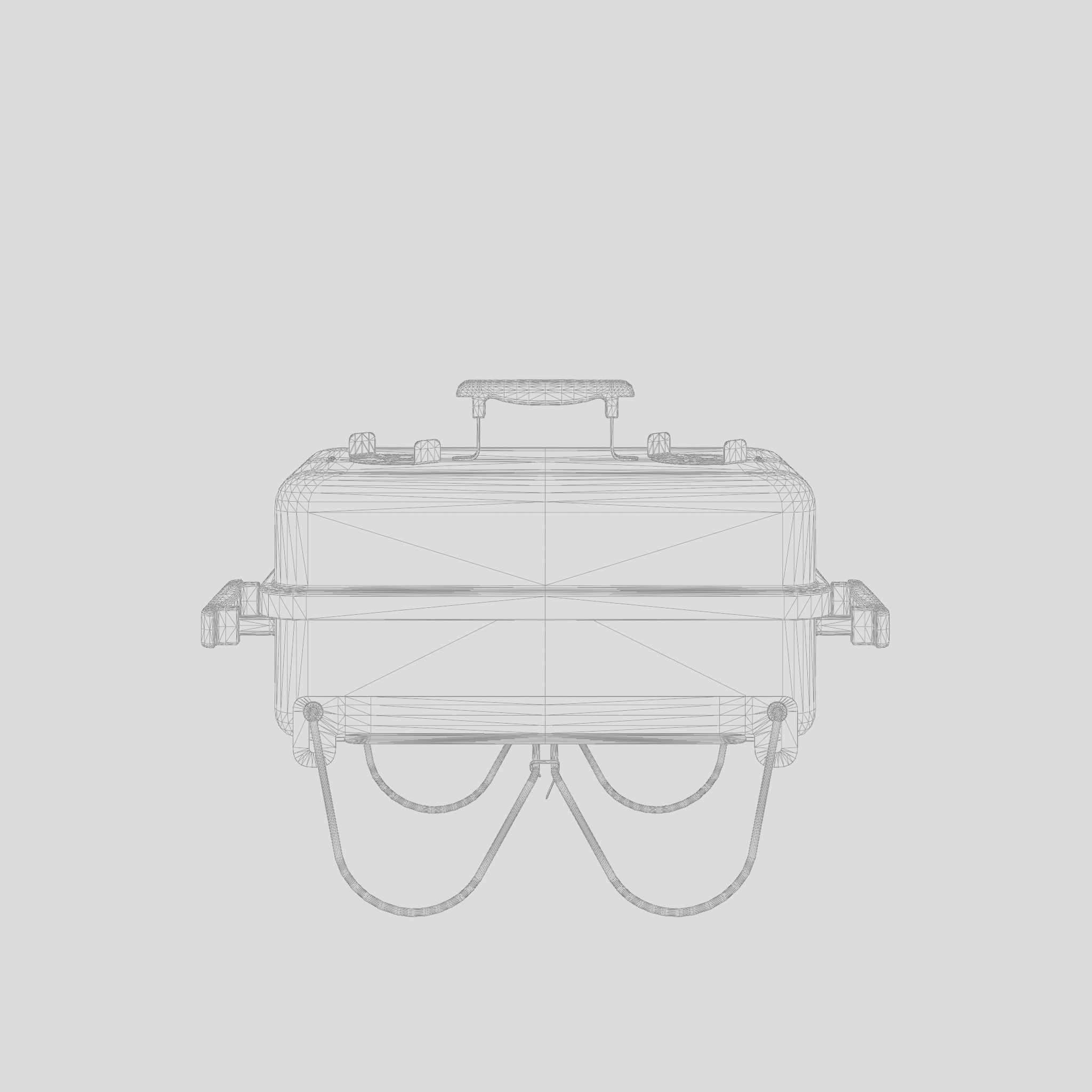 Go-Anywhere Barbecue and Grill 3D Model Low-poly 3D model_4