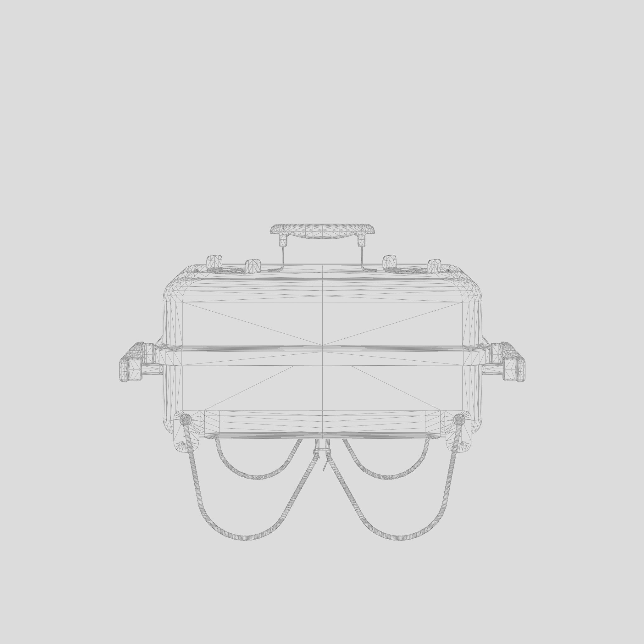 Go-Anywhere Barbecue and Grill 3D Model Low-poly 3D model_7