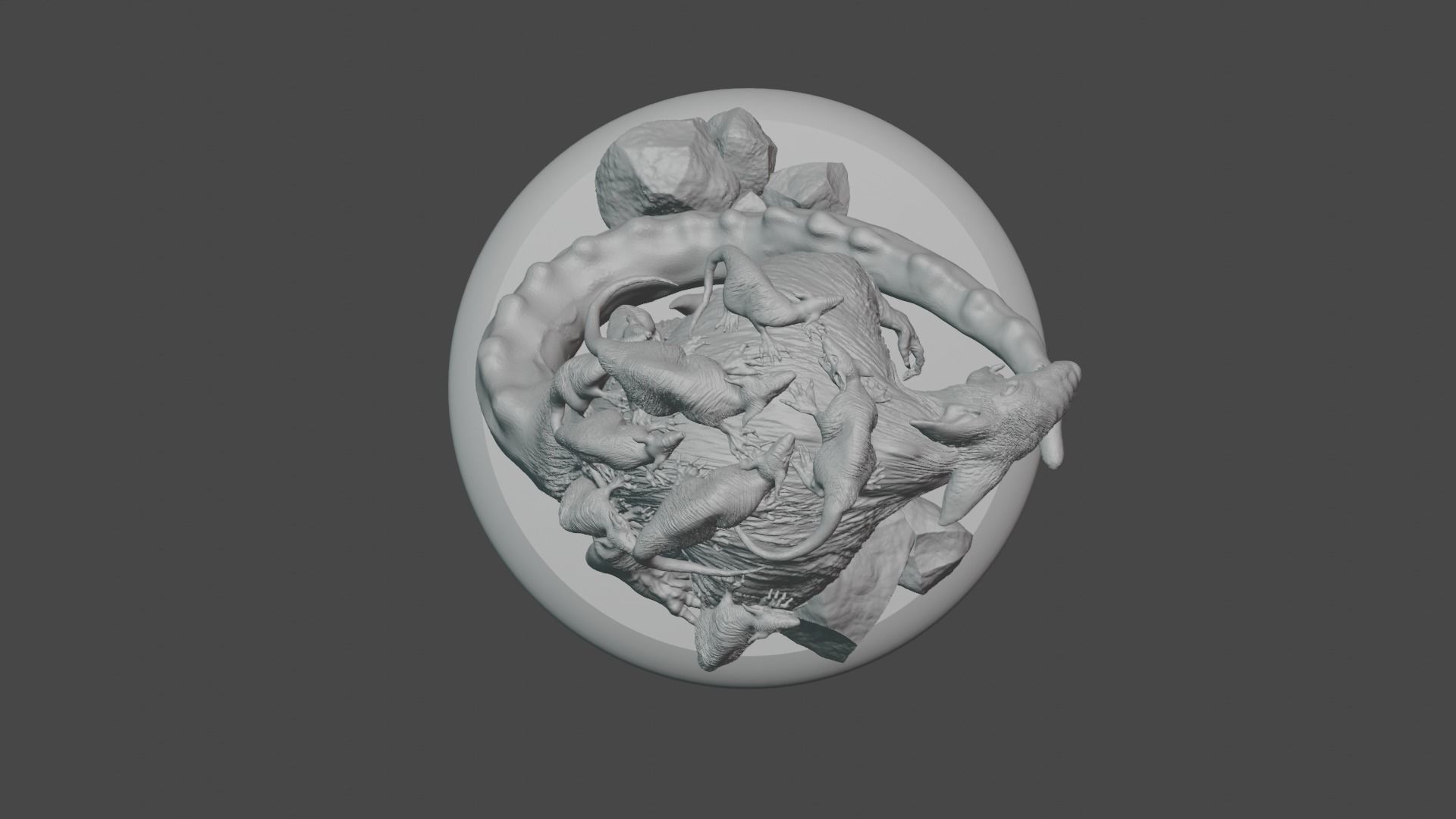 Rat Mother 3D model for printing 3D model_1