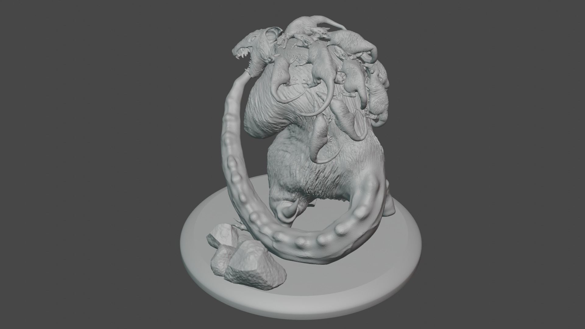 Rat Mother 3D model for printing 3D model_3