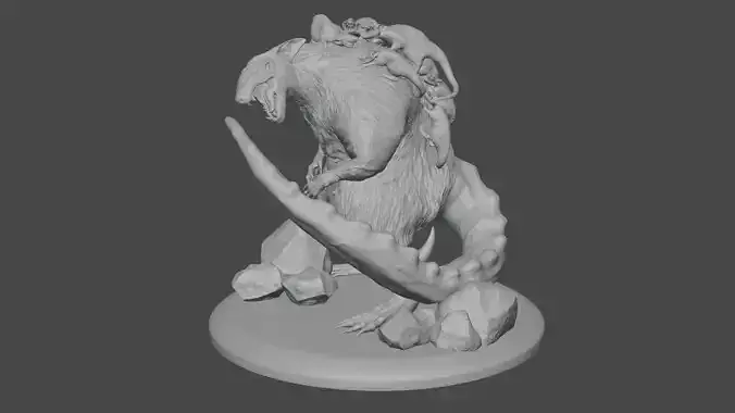 Rat Mother 3D model for printing