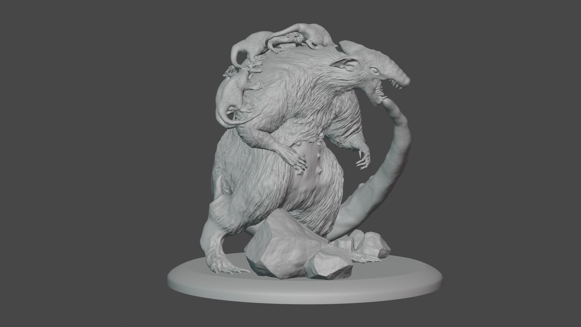 Rat Mother 3D model for printing 3D model_2