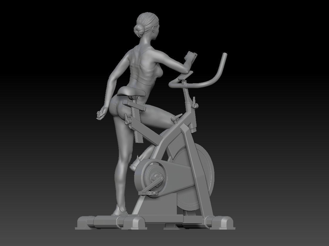 SPINNING CLASS GIRL 4 3D print model_4