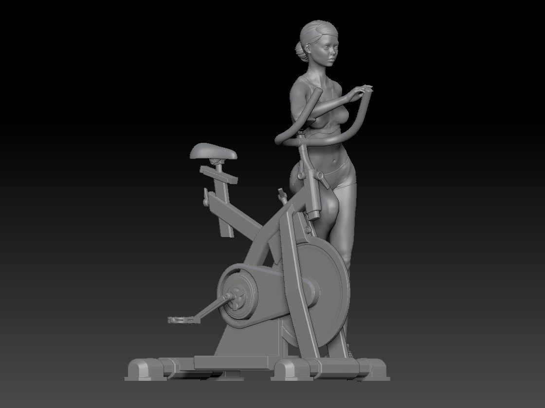 SPINNING CLASS GIRL 4 3D print model_6