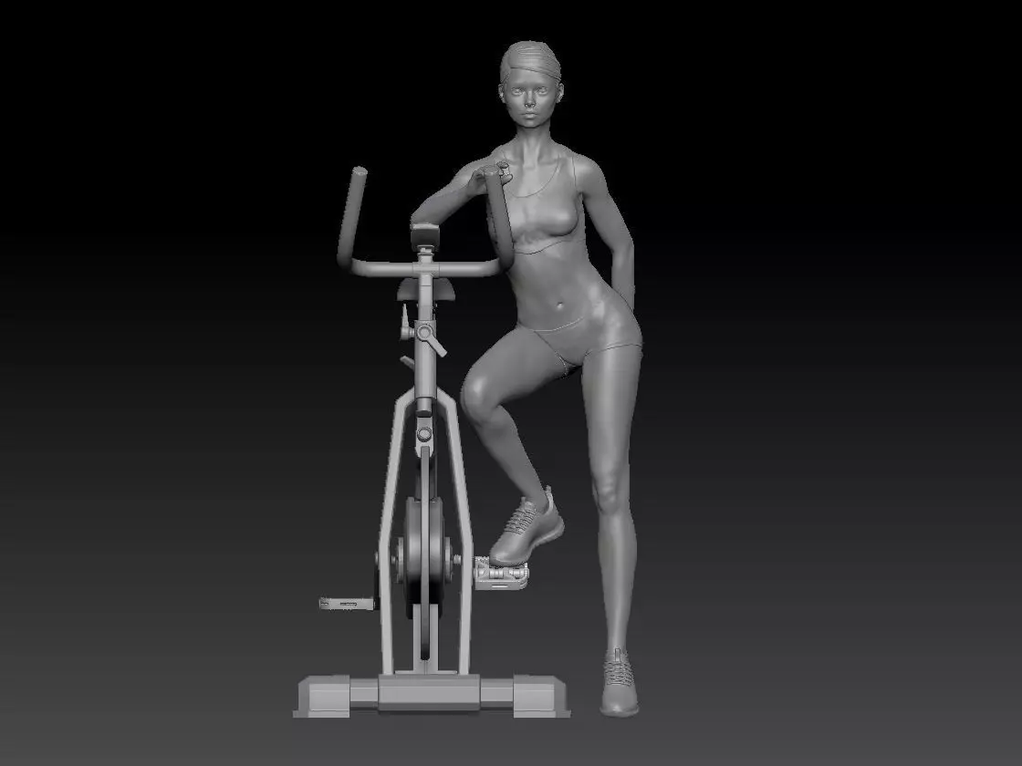 SPINNING CLASS GIRL 4 3D print model_0