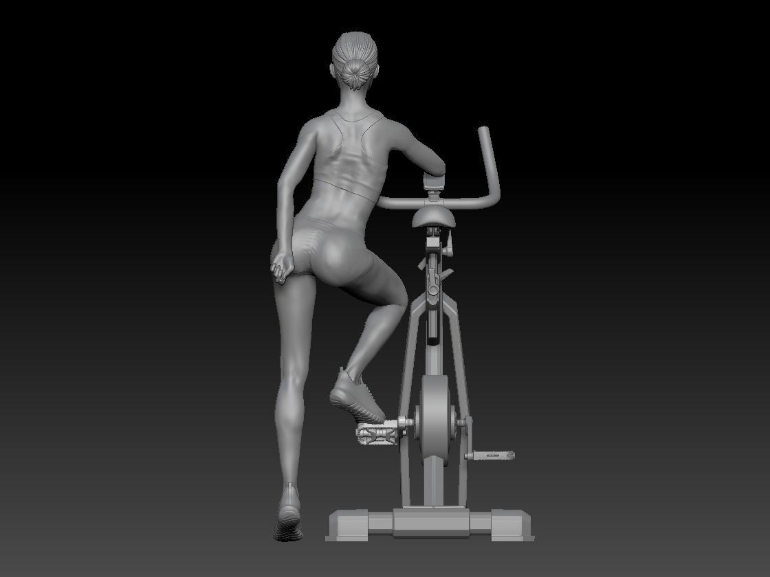 SPINNING CLASS GIRL 4 3D print model_3