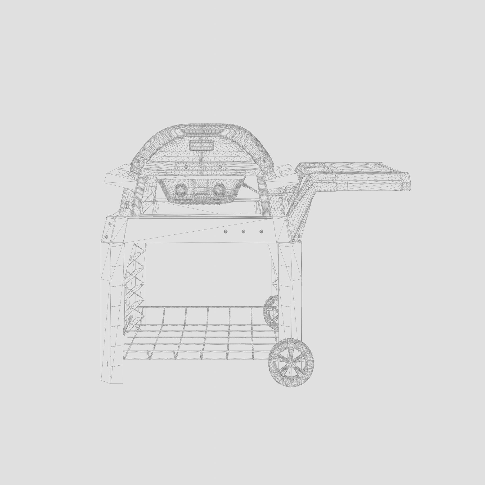 Pulse Barbecue and Grill 3D Model Low-poly 3D model_7