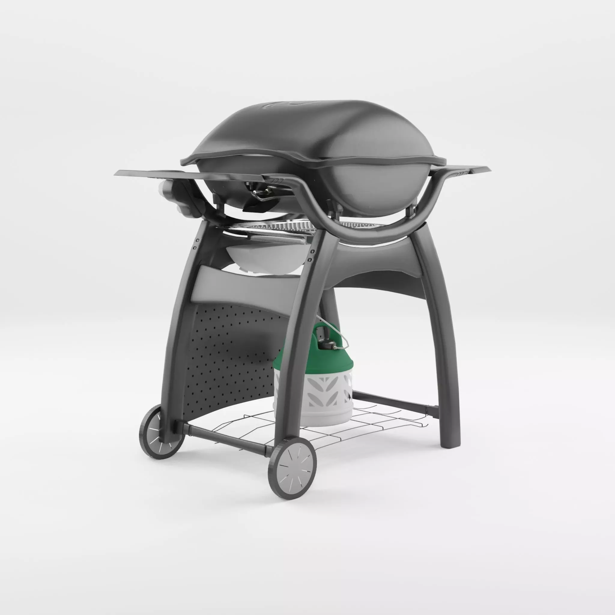 Weber Barbecue and Grill 3D Model Low-poly 3D model_0