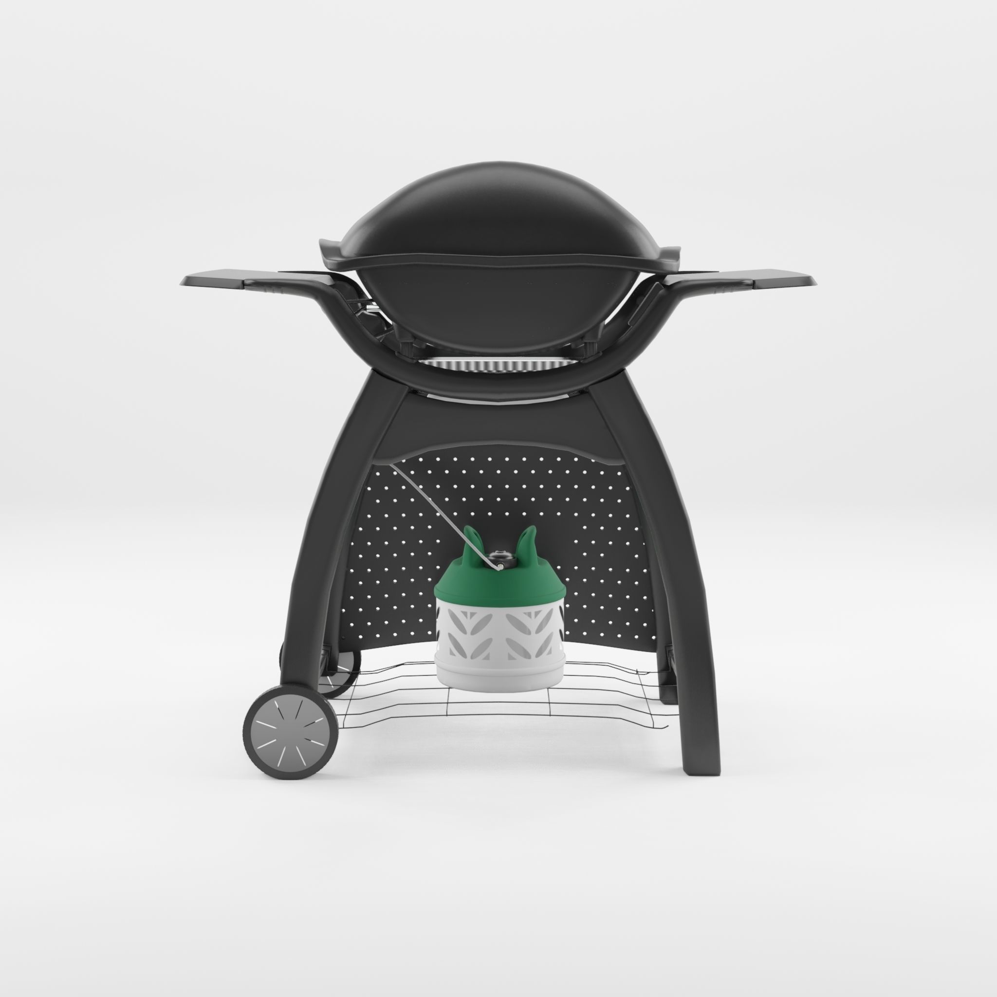 Weber Barbecue and Grill 3D Model Low-poly 3D model_1