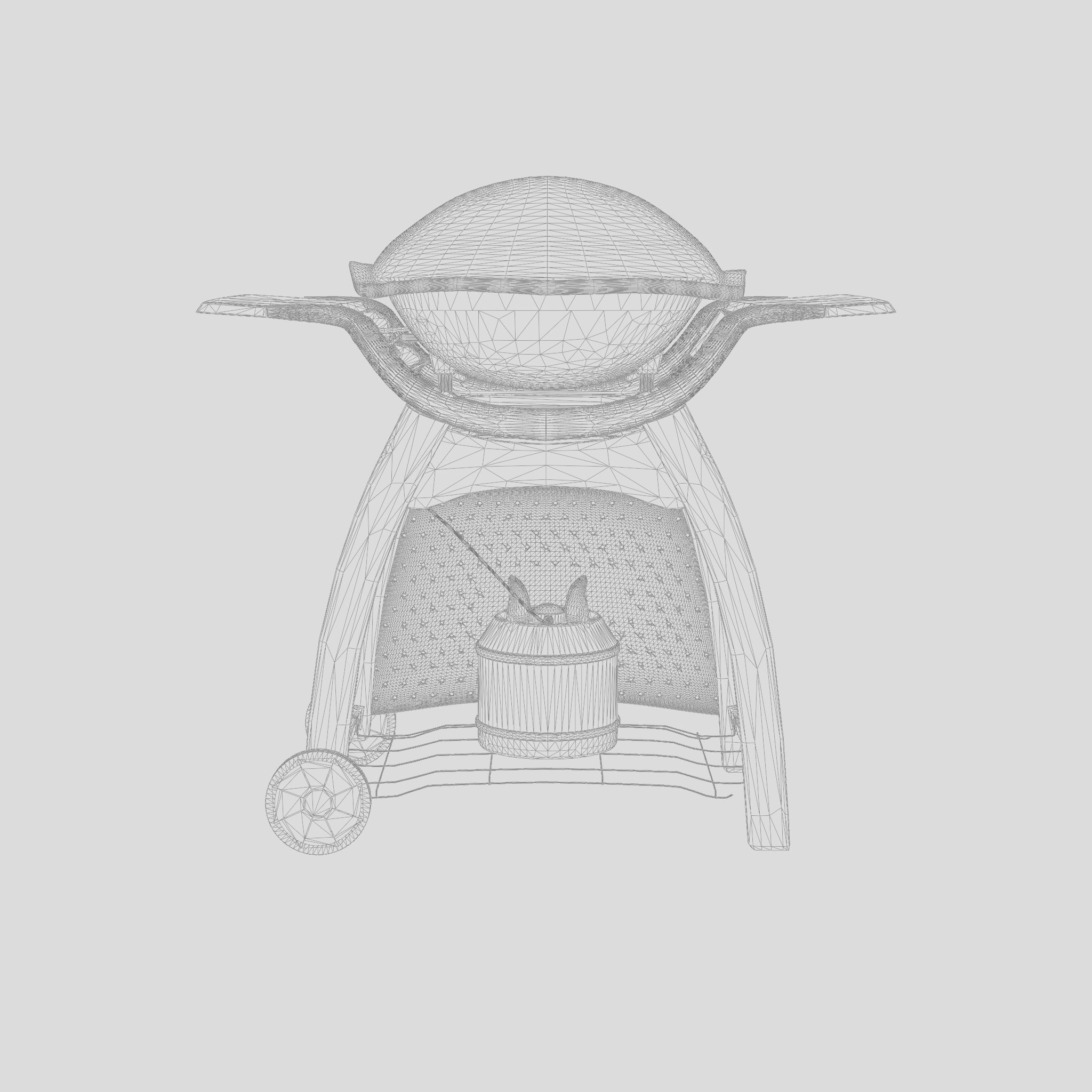 Weber Barbecue and Grill 3D Model Low-poly 3D model_4