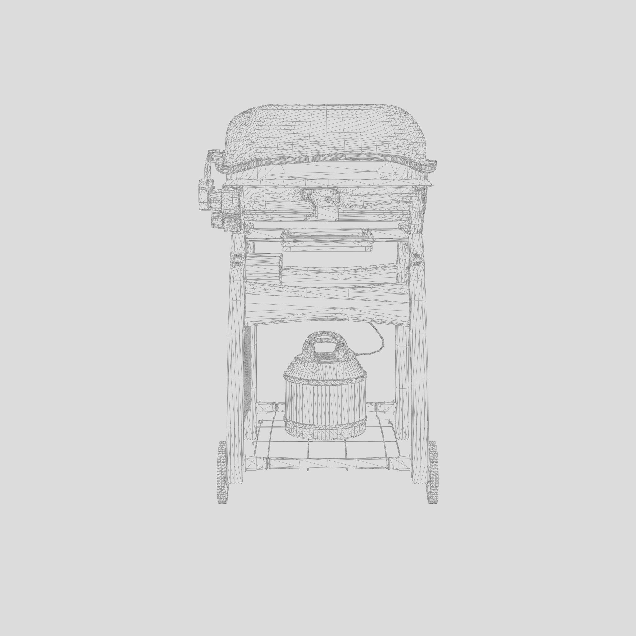 Weber Barbecue and Grill 3D Model Low-poly 3D model_6