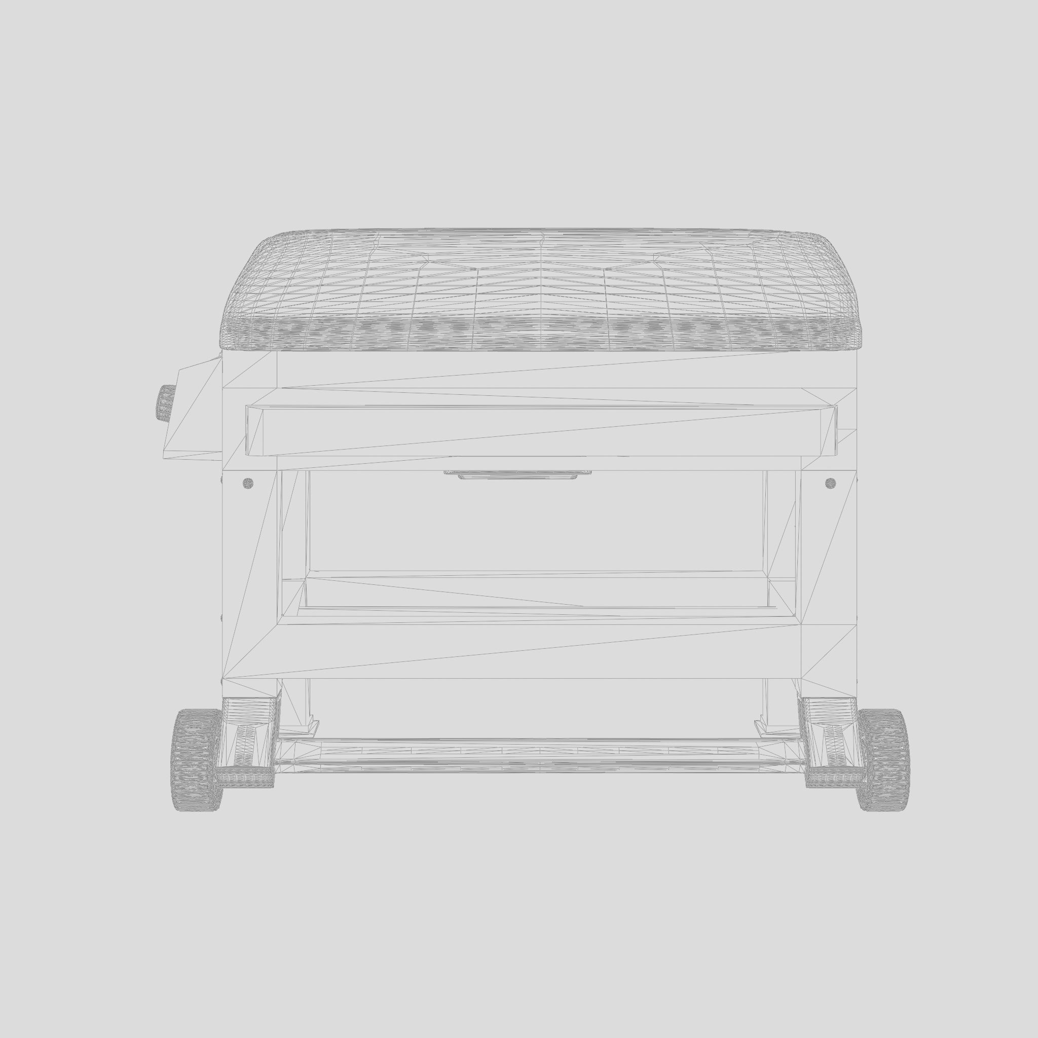 Spirit II Barbecue and Grill 3D Model Low-poly 3D model_6