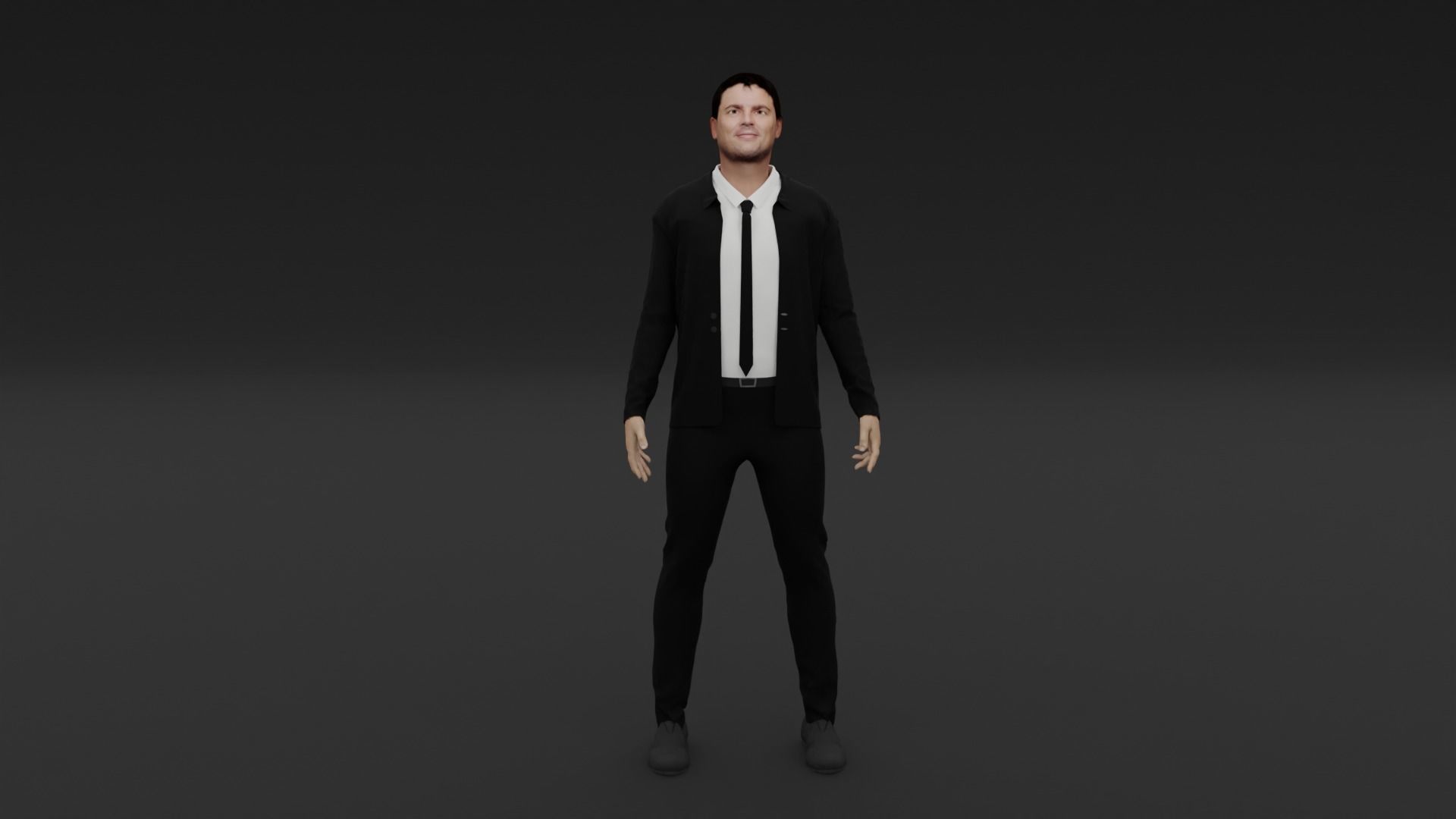 Karl Urban Low-poly 3D model_1