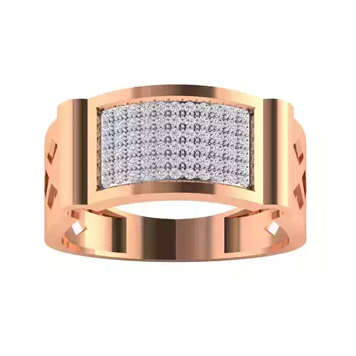Mens Ring STL OBJ FBX Renders Details
