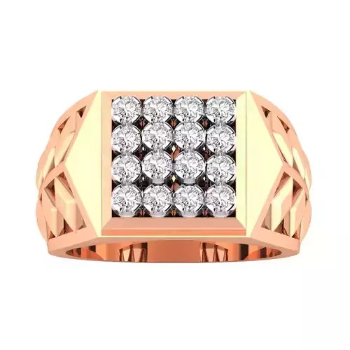 Mens Ring STL OBJ FBX Renders Details