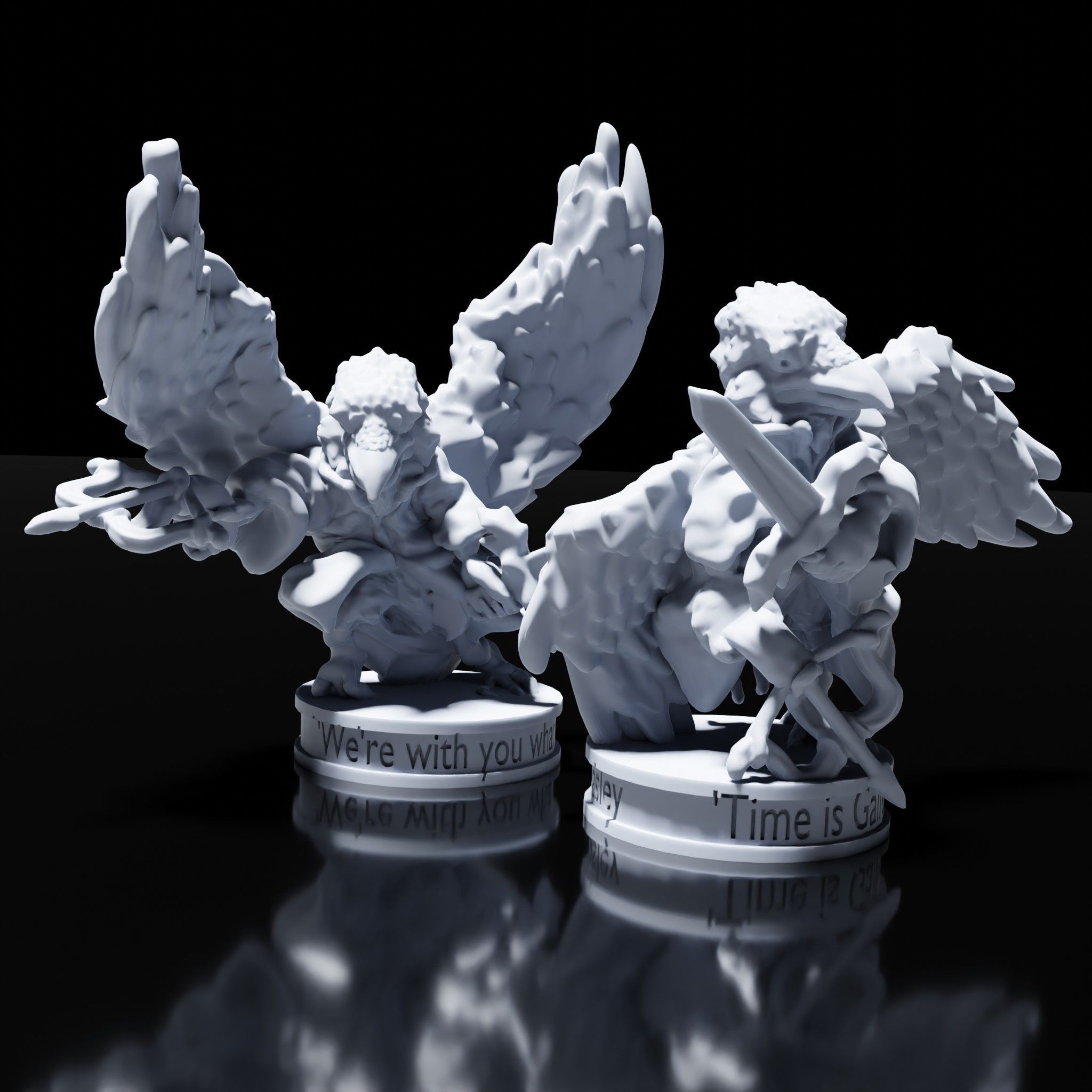 Werebeast Miniature Set 3D print model_5