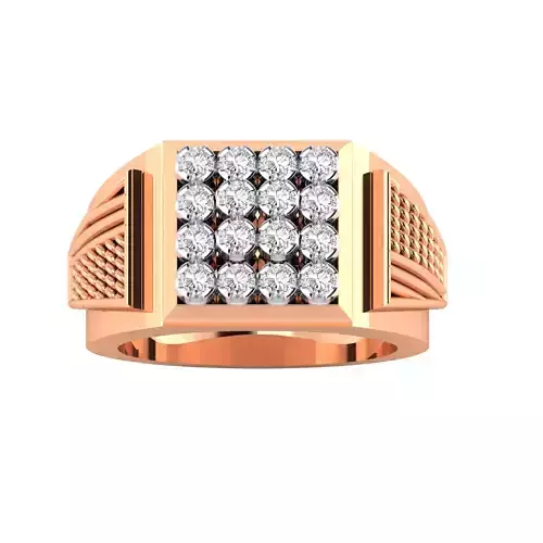 Mens Ring STL OBJ FBX Renders Details