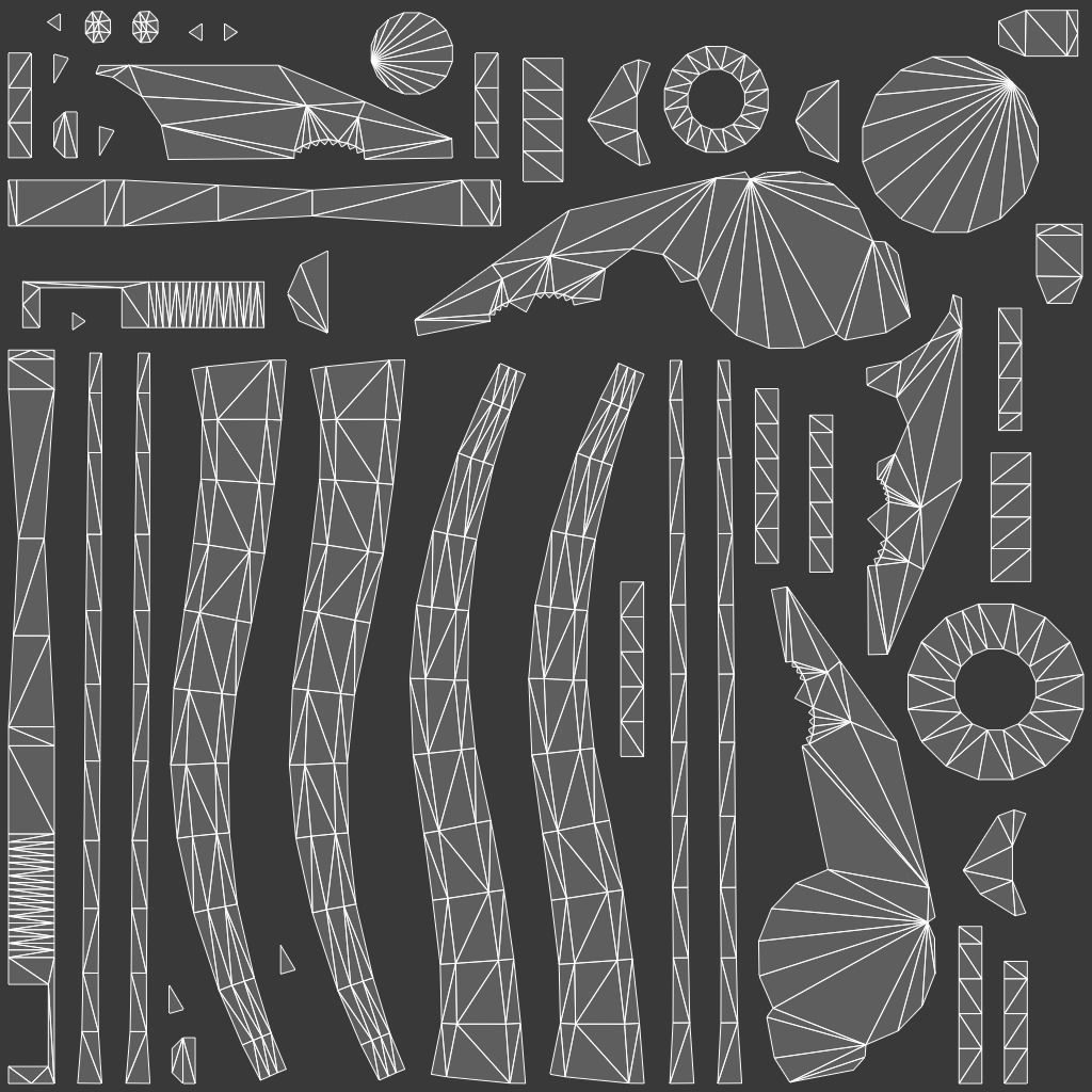 Pliers Low-poly 3D model_7