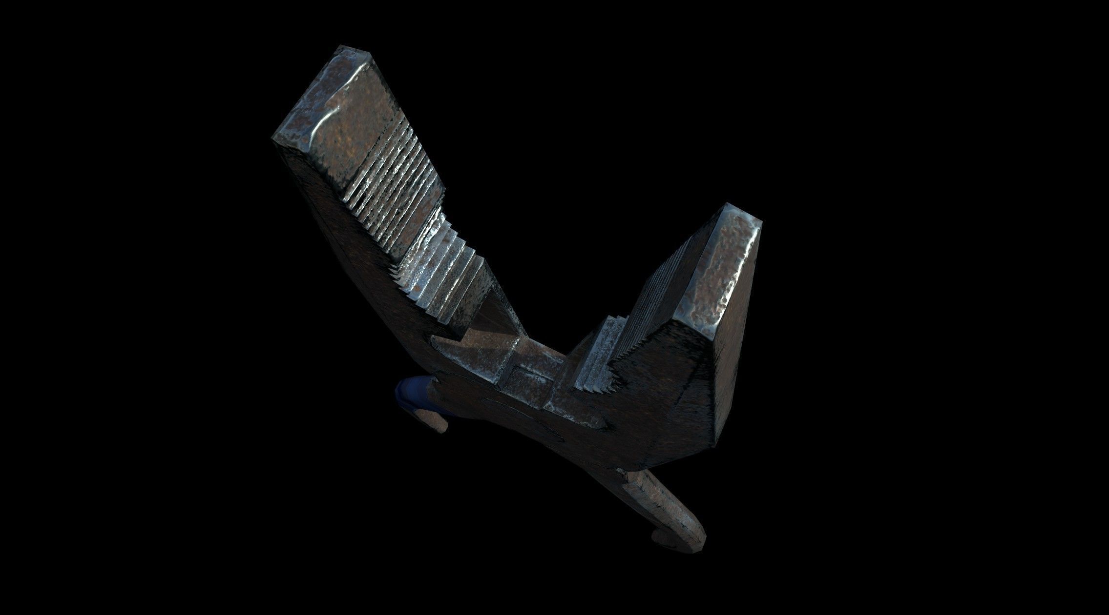 Pliers Low-poly 3D model_2