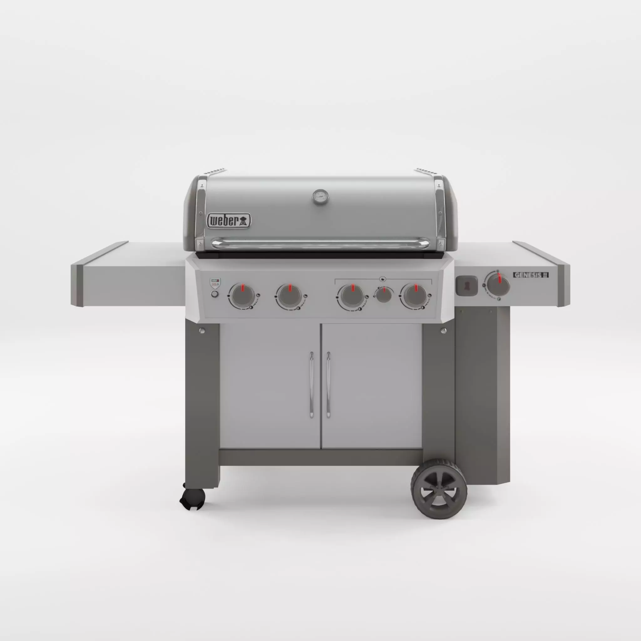 Genesis II Barbecue and Grill 3D Model Low-poly 3D model_0