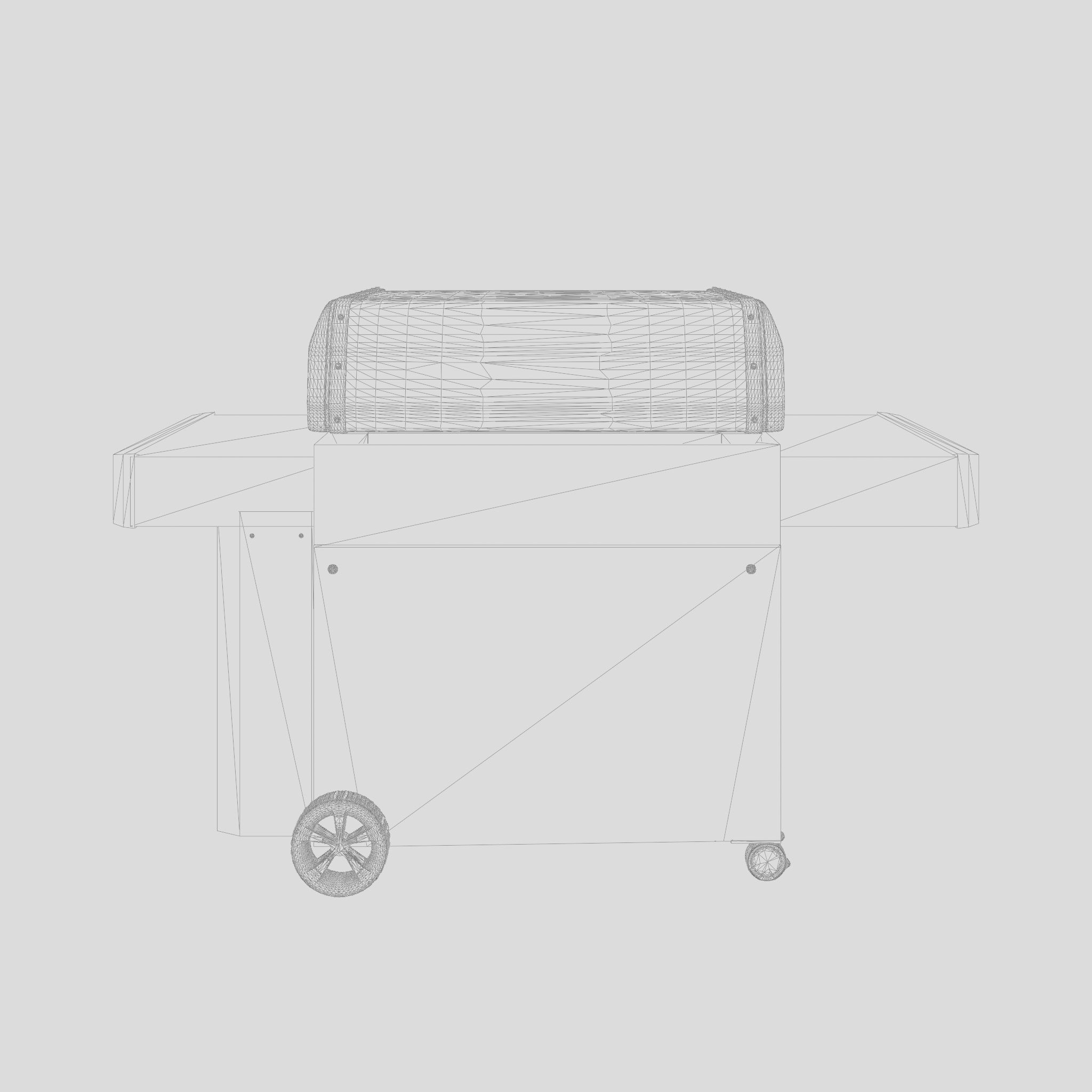 Genesis II Barbecue and Grill 3D Model Low-poly 3D model_4