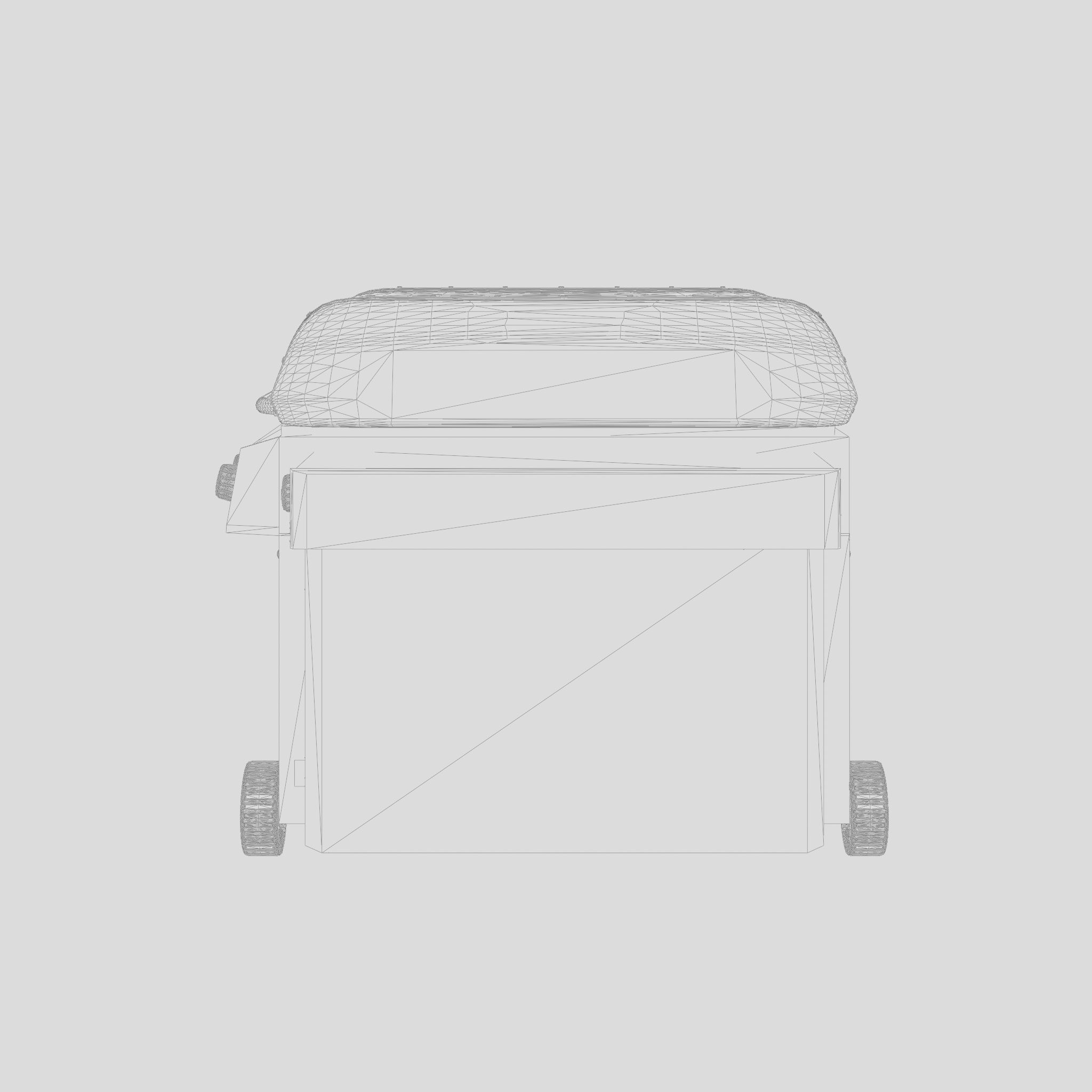 Genesis II Barbecue and Grill 3D Model Low-poly 3D model_6