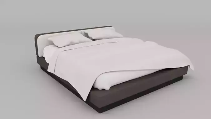 Wooden bed