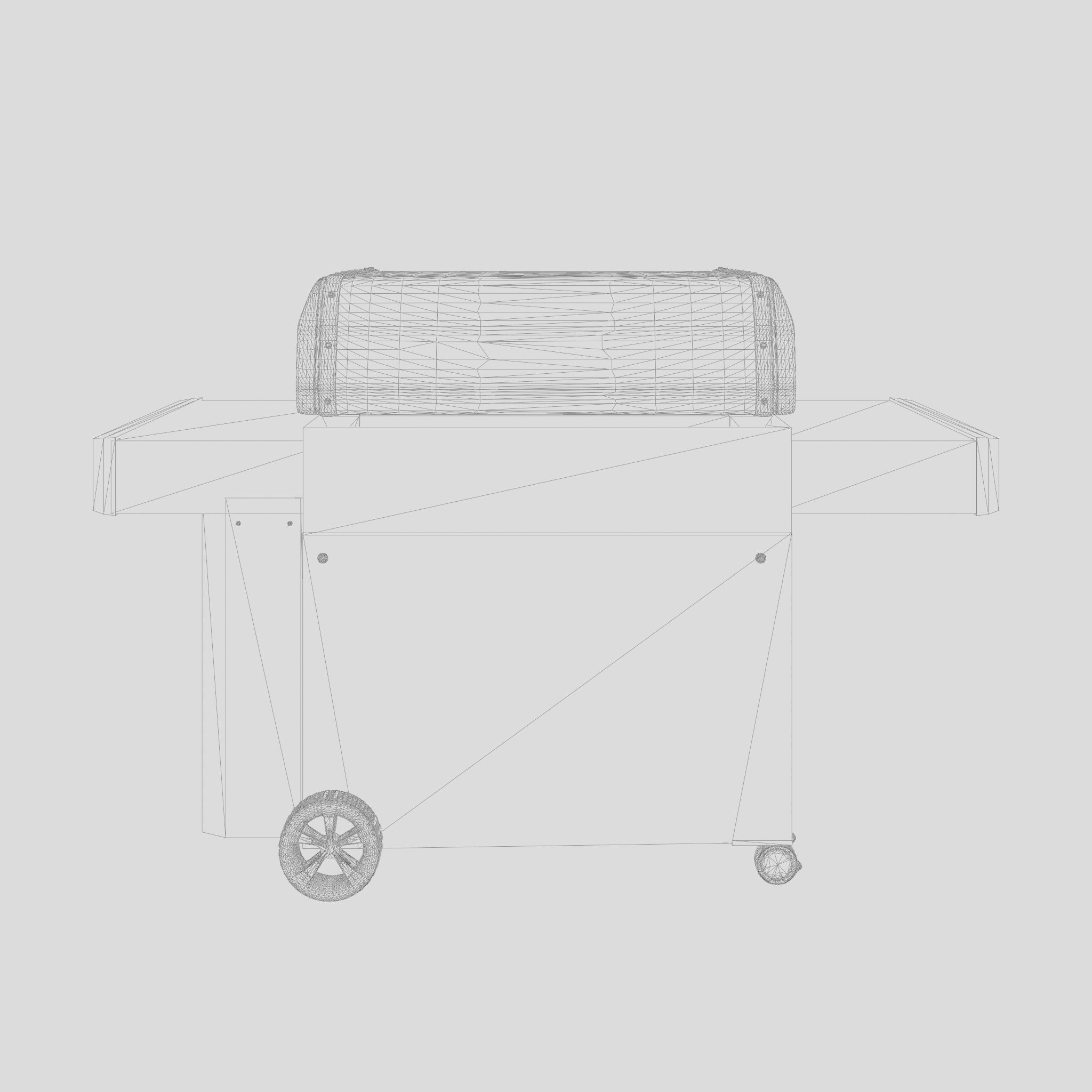 Genesis II Barbecue and Grill 3D Model Low-poly 3D model_4