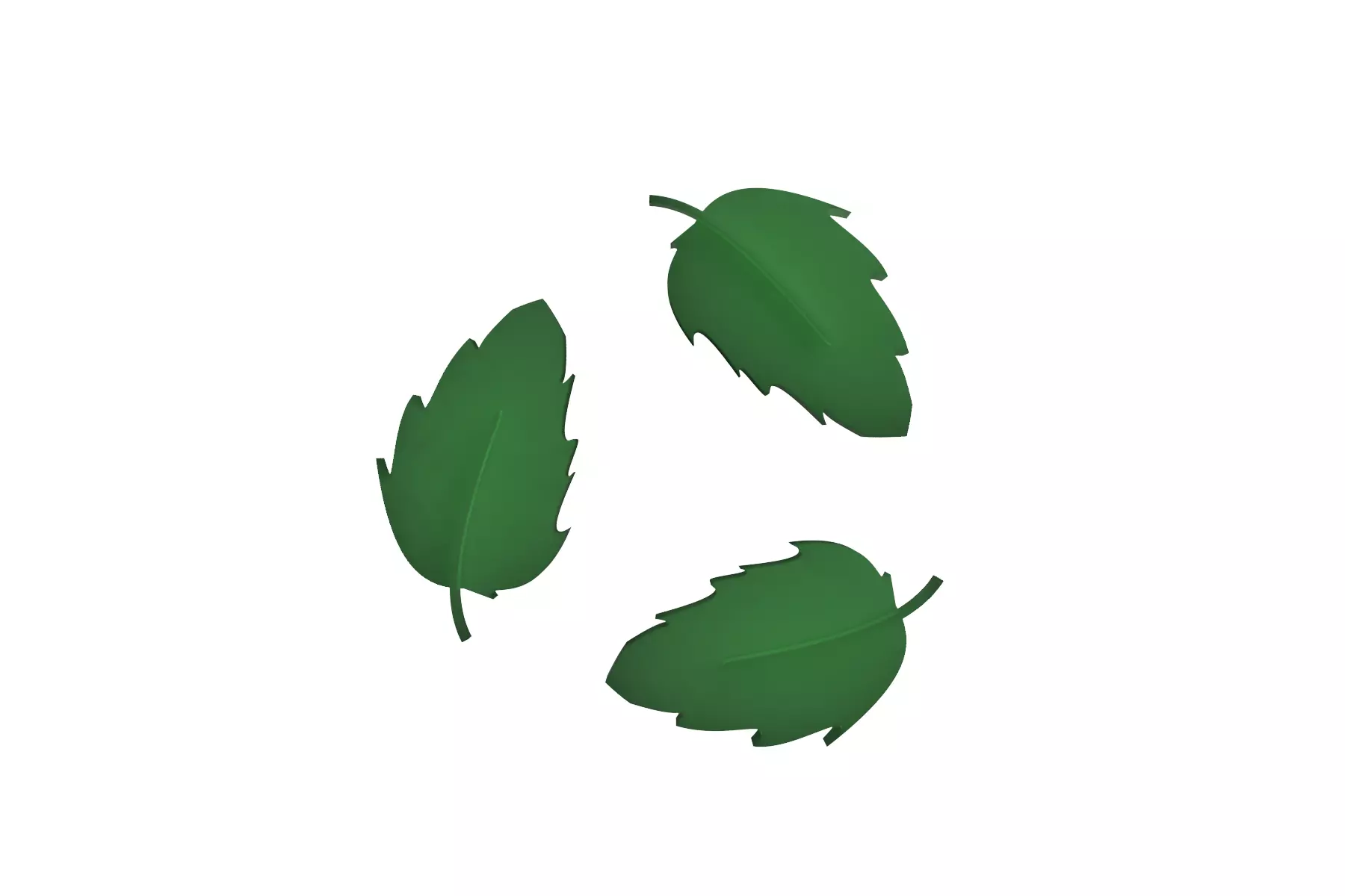 BIODEGRADABLE ICON 3D model_0