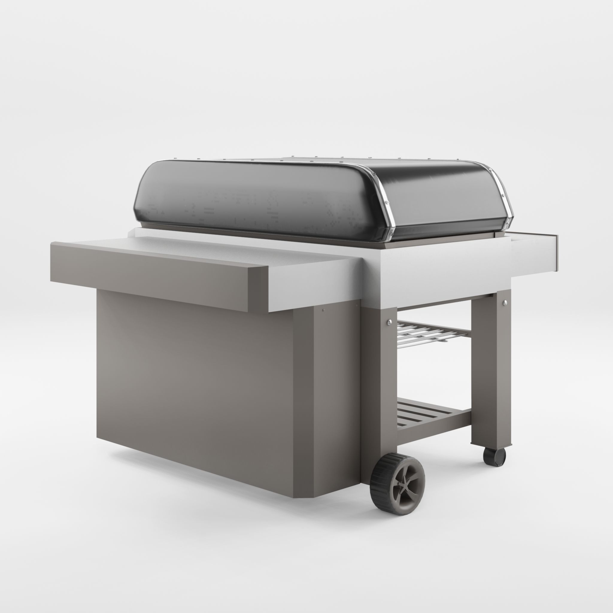 Genesis II Barbecue and Grill 3D Model Low-poly 3D model_1