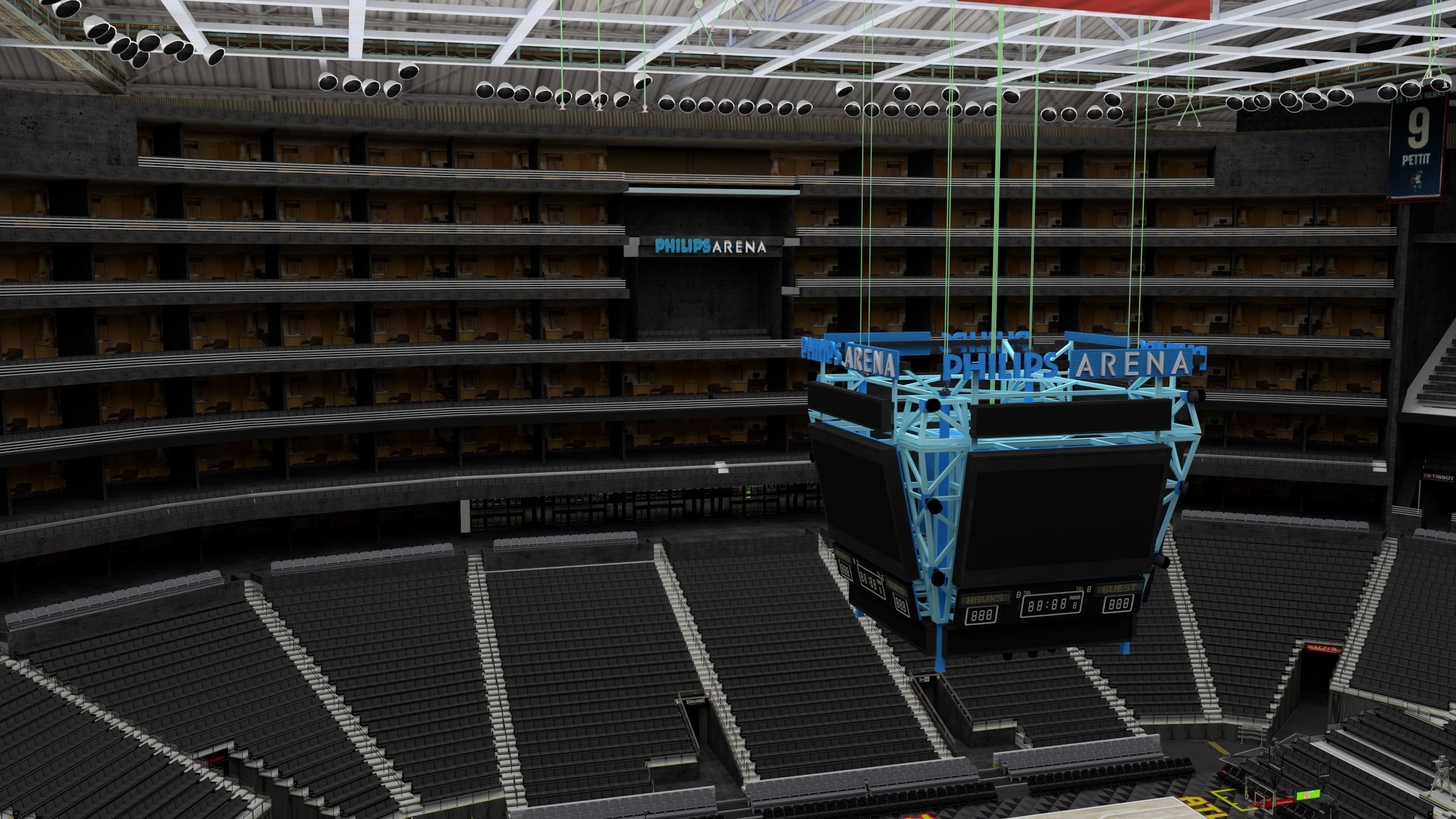Philips Arena - Georgia 3D model_8
