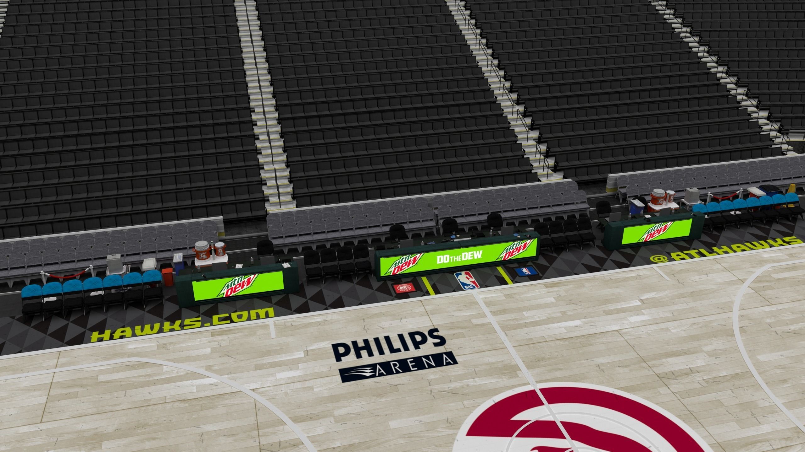 Philips Arena - Georgia 3D model_6