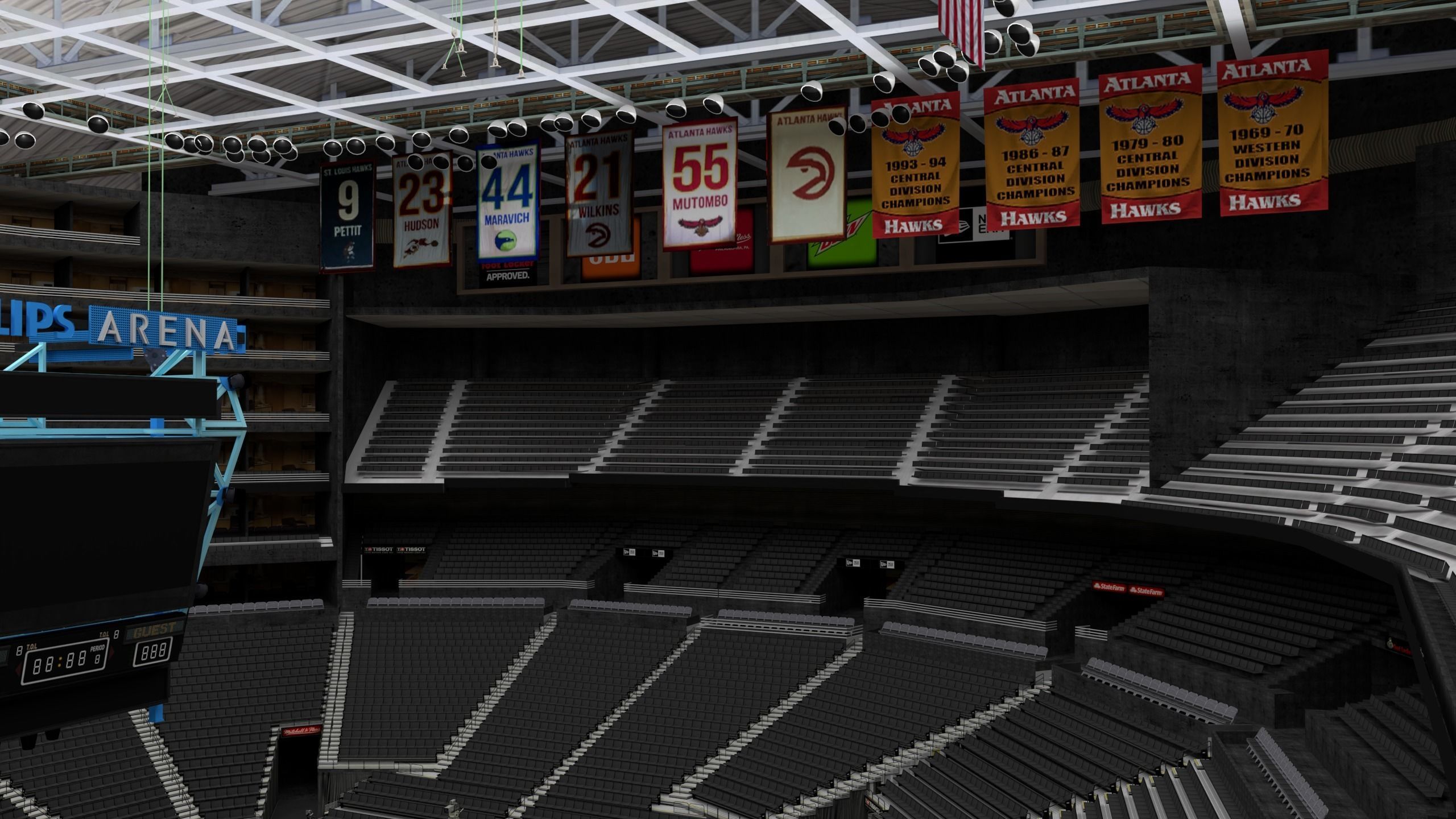 Philips Arena - Georgia 3D model_9