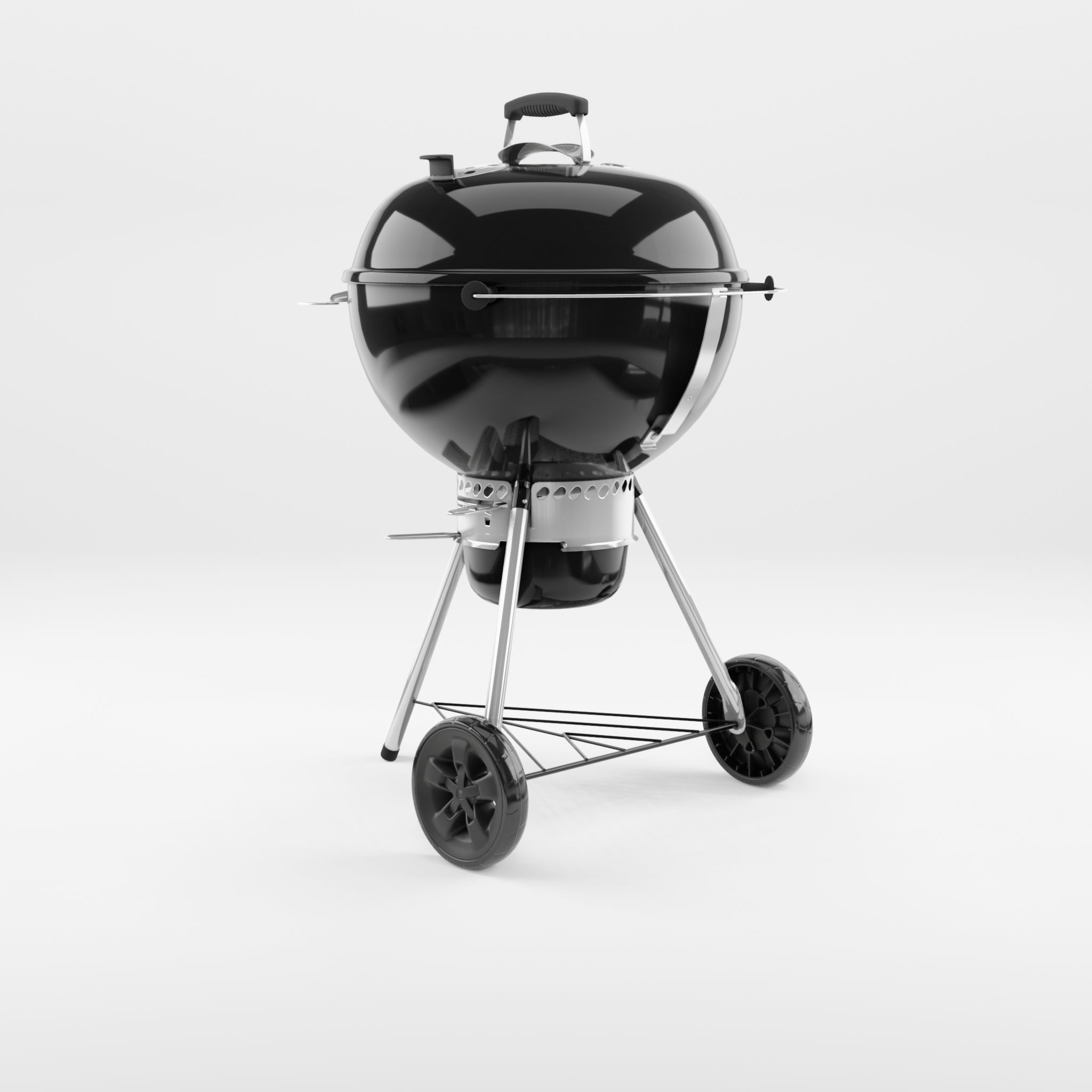 Master-Touch Barbecue and Grill 3D Model Low-poly 3D model_1