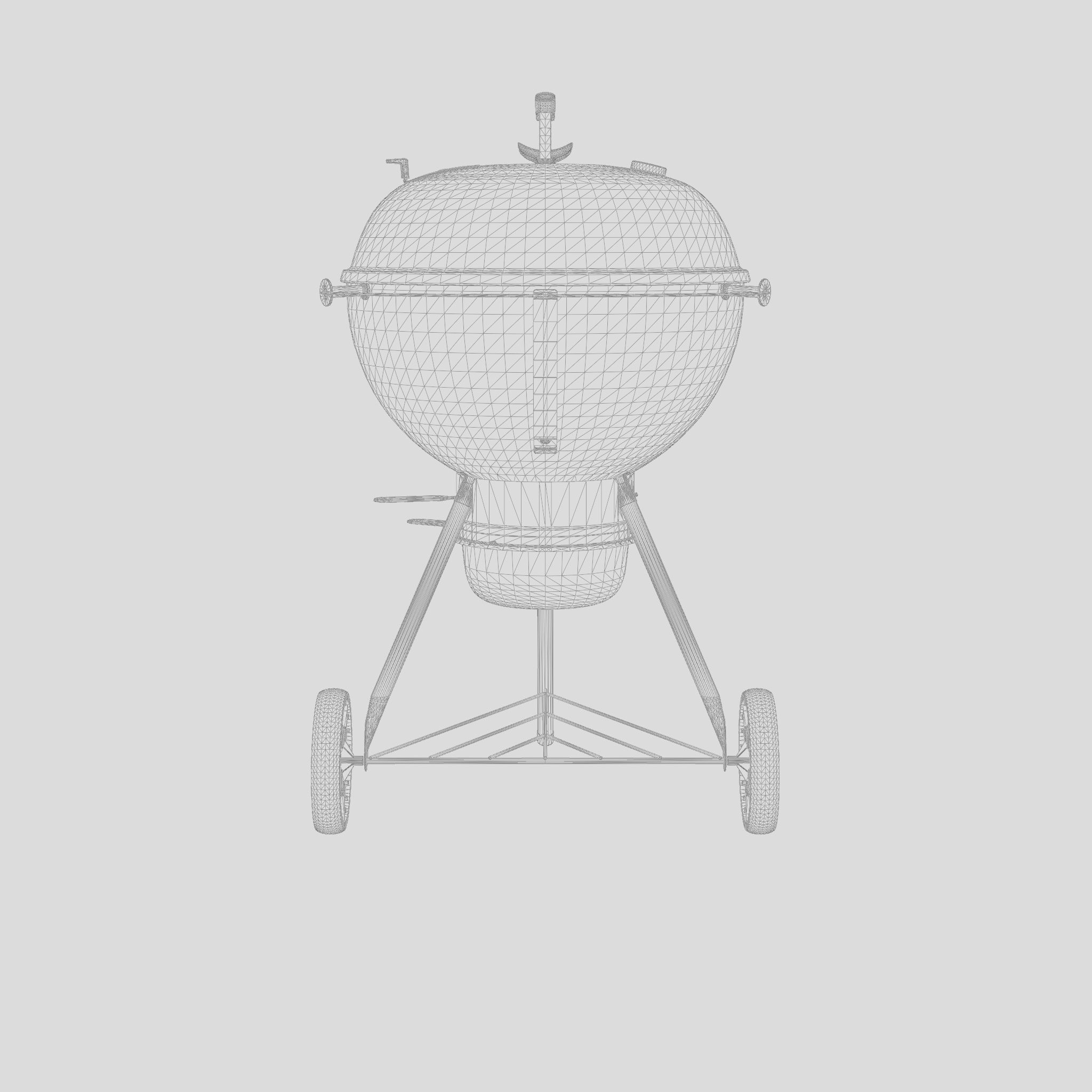 Master-Touch Barbecue and Grill 3D Model Low-poly 3D model_4