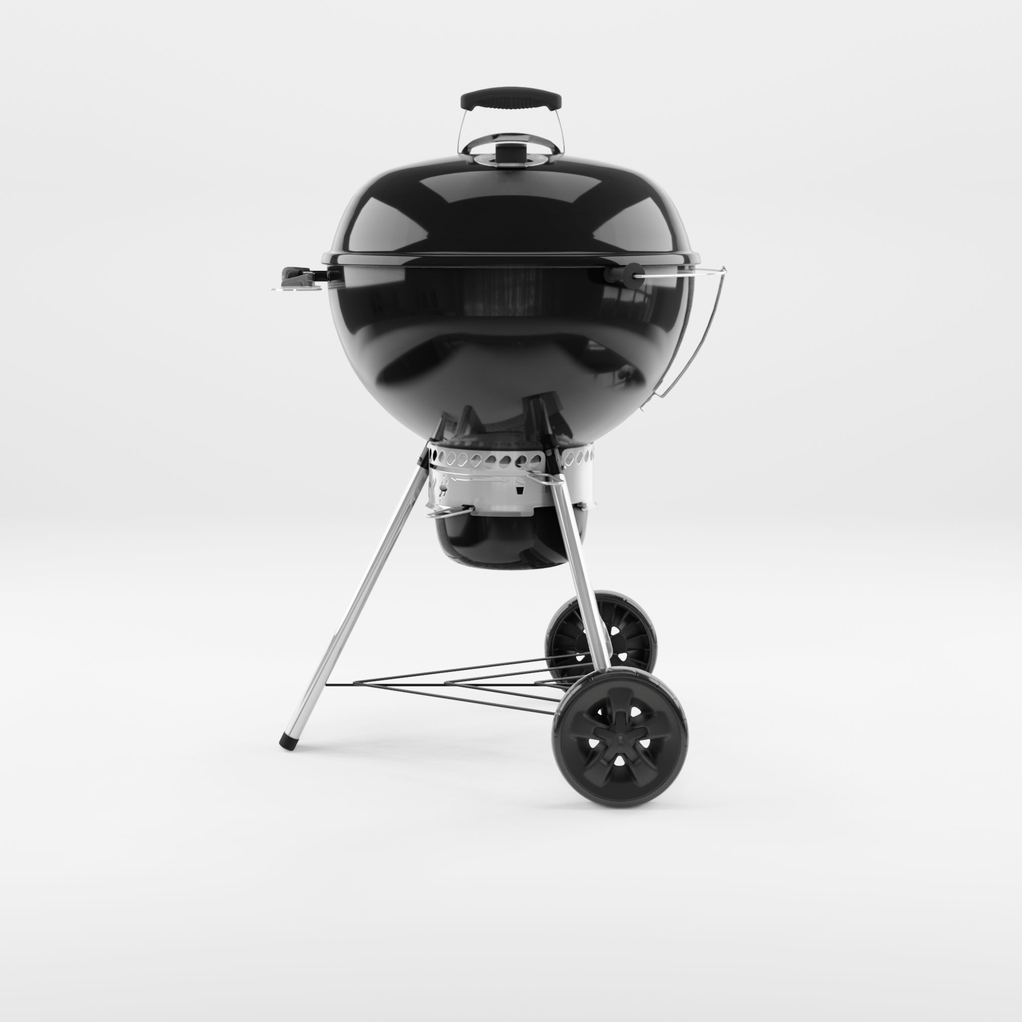 Master-Touch Barbecue and Grill 3D Model Low-poly 3D model_2