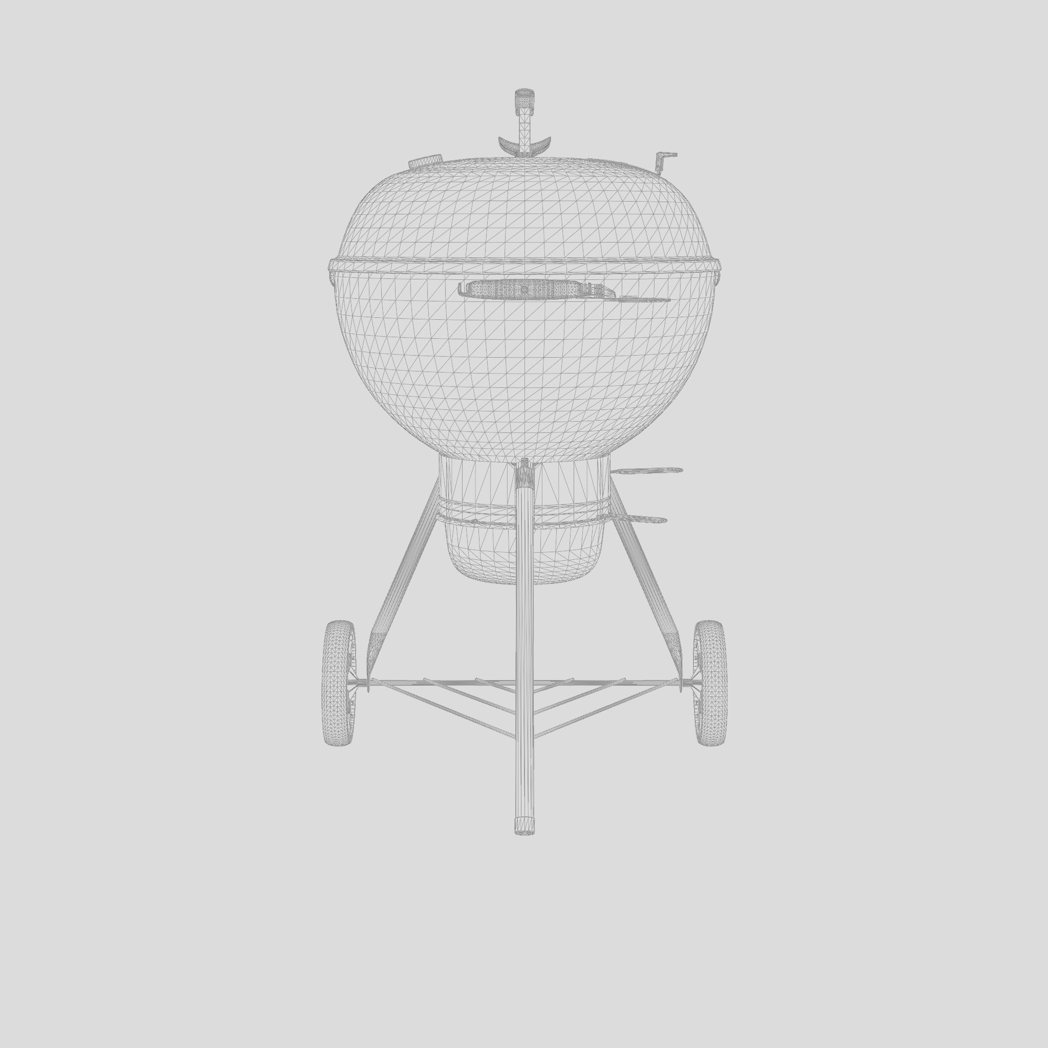 Master-Touch Barbecue and Grill 3D Model Low-poly 3D model_7