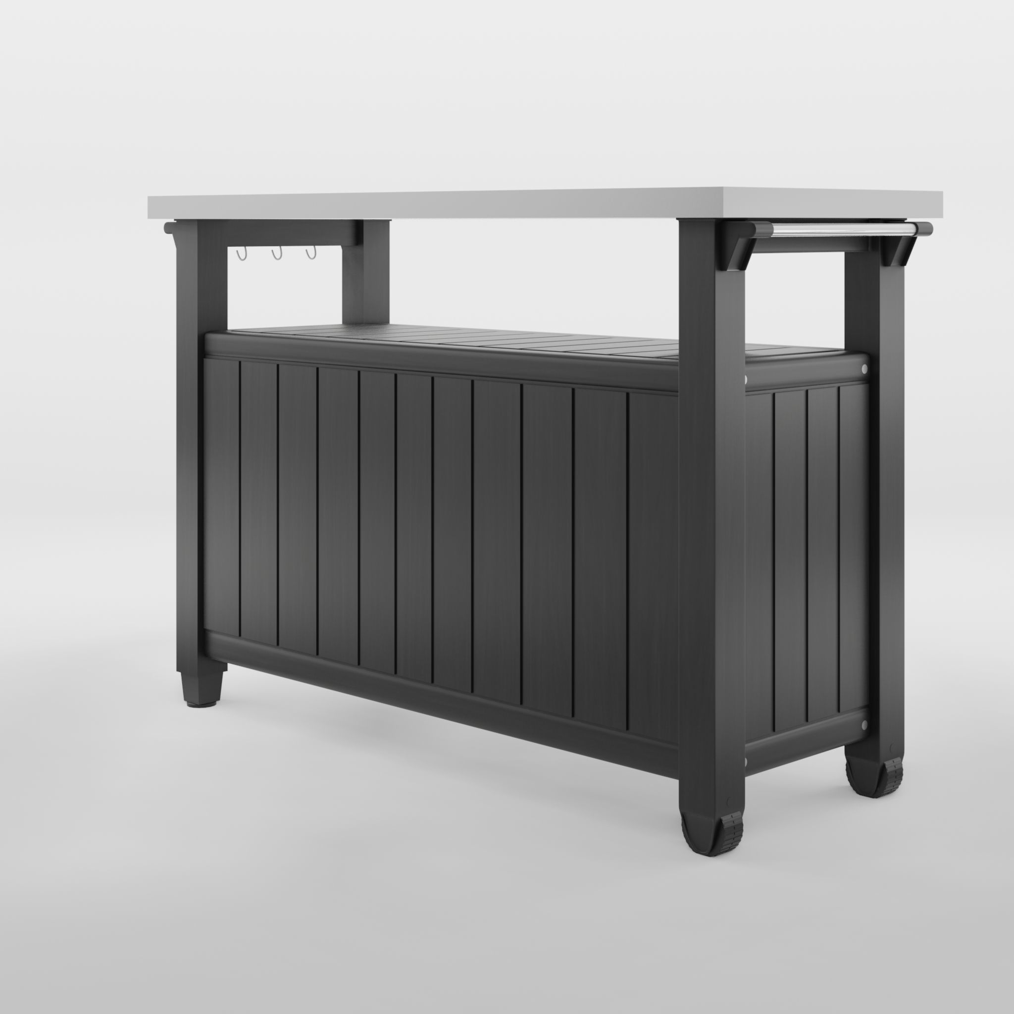 Grillbord Unity Barbecue and Grill 3D Model Low-poly 3D model_3