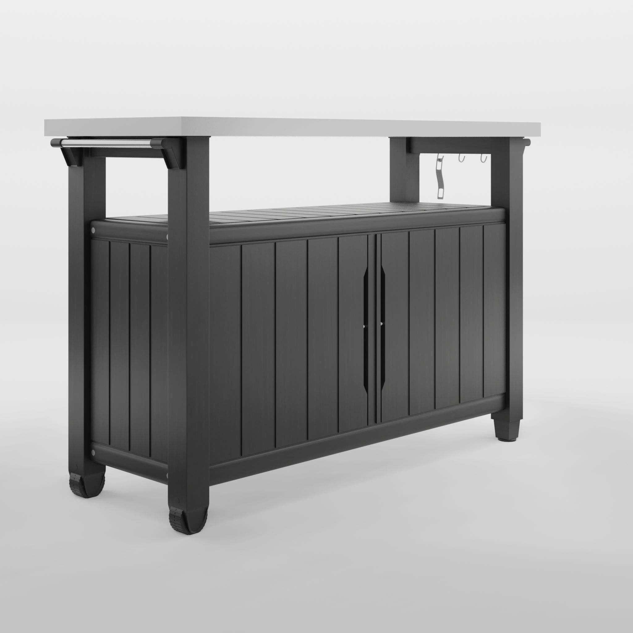 Grillbord Unity Barbecue and Grill 3D Model Low-poly 3D model_2