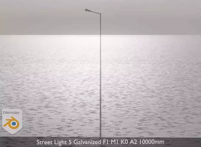 Street Light 5 Galvanized F1 M1 K0 A2 10000mm 