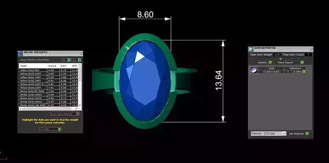 GENTS RING  3D print model