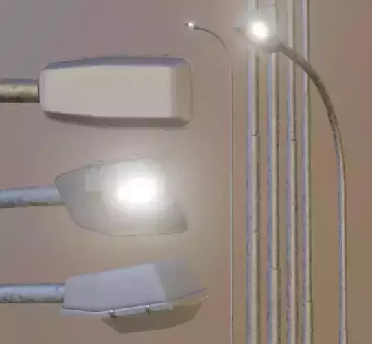 Street Light 5 Galvanized F1 M2 K0 A1 10000mm 